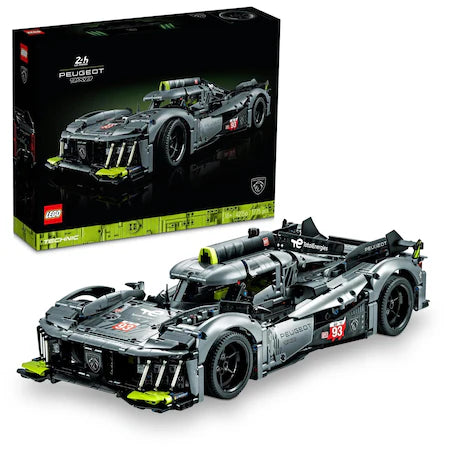 LEGO Technic 42156 - PEUGEOT 9X8 24H Le Mans Hybrid Hypercar (1775 piese)