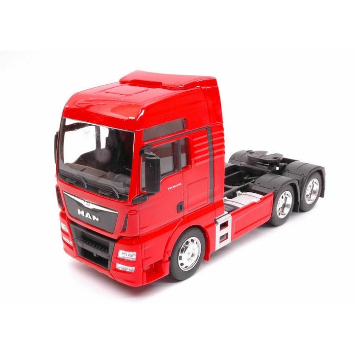 Camion Cap Tractor Man Tgx rosu - 1/32 Welly