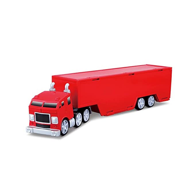 SET Camion Ferrari cu 2 masinute metalice - 1/64 Bburago