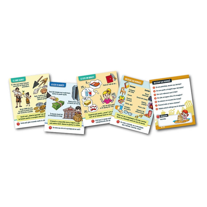 Joc educativ MemoRace - Universul Banilor