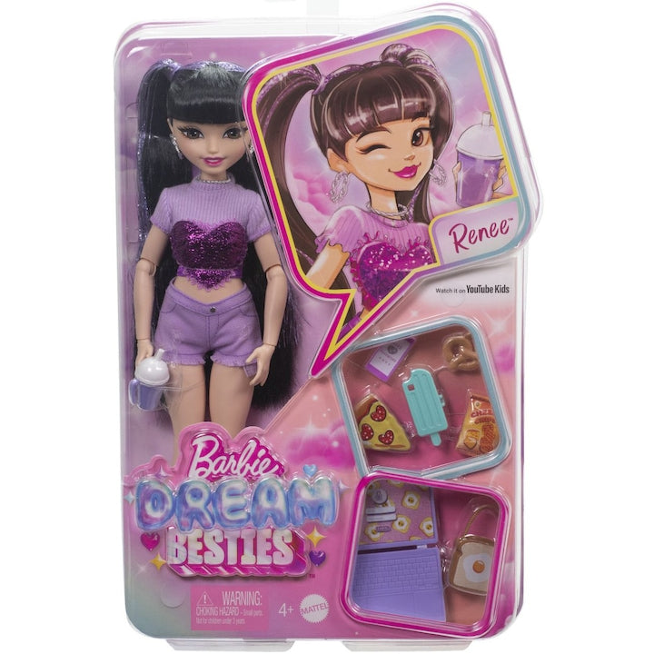 Papusa cu accesorii Barbie Dream Besties - Renee 29cm