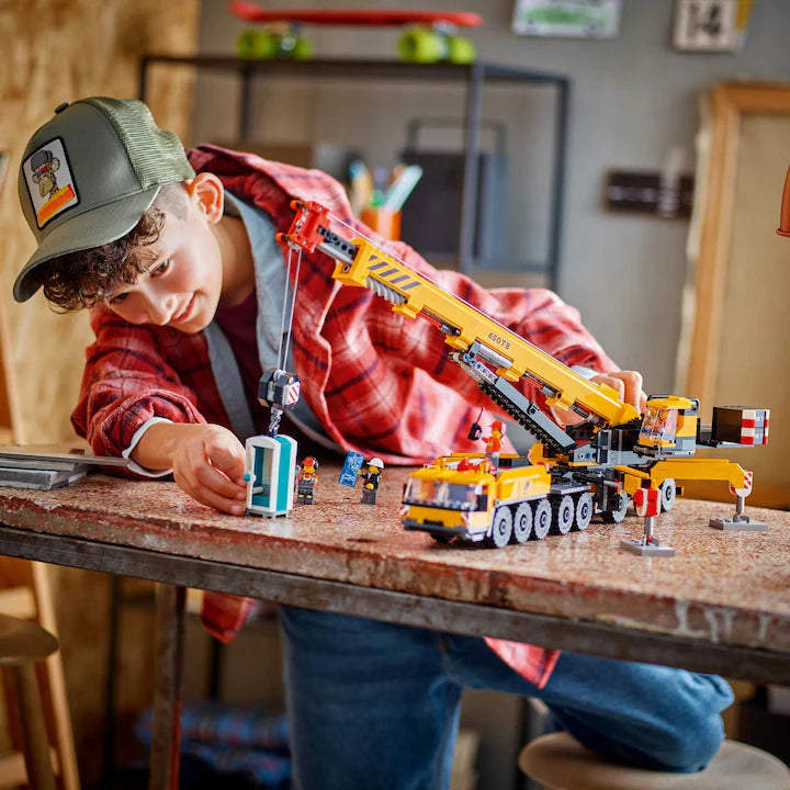 LEGO City 60409 - Macara mobila galbena de constructii (1116 piese)