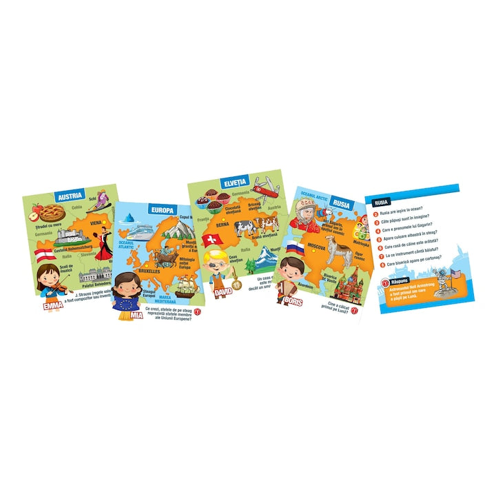 Joc educativ Memorace - Descopera Europa