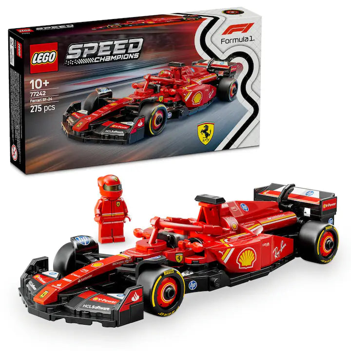 LEGO Speed Champions 77242 - Masina de curse F1 Ferrari SF-24 (275 piese)