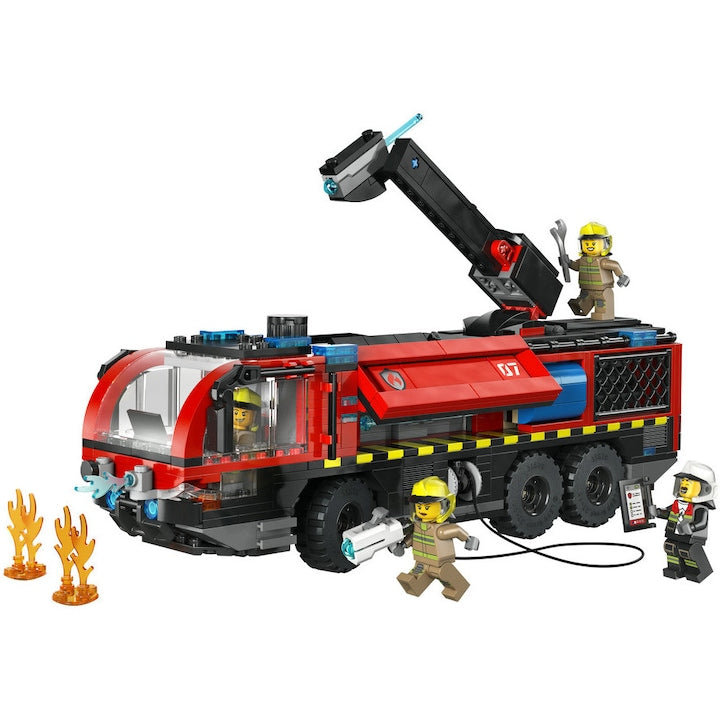 LEGO City 60499 - Autospeciala de pompieri la aeroport (691 piese)