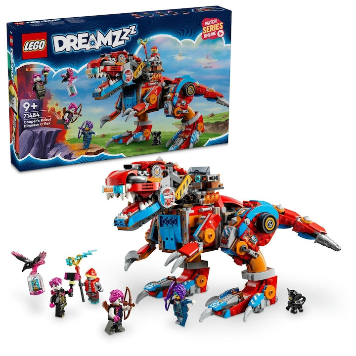 LEGO DREAMZzz 71484 - Dinozaurul robot C-Rex al lui Cooper (917 piese)