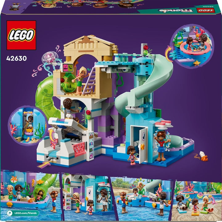 LEGO Friends 42630 - Parc acvatic din orasul Heartlake (814 piese)