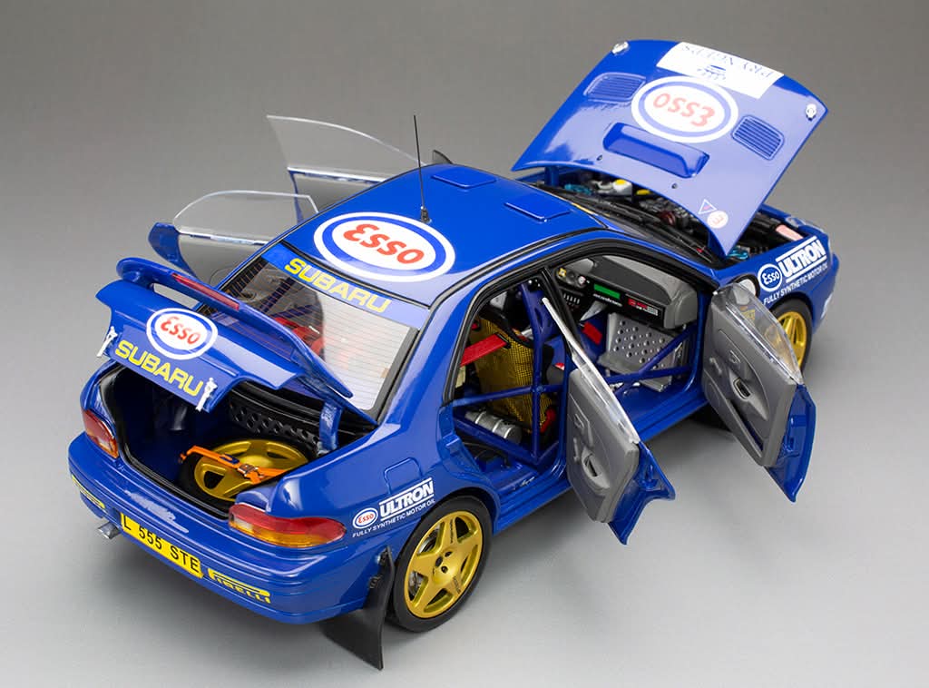 Subaru Impreza 555 #1 Colin McRae Winner Memorial Bettega 1993 Limited Edition 999pcs - 1/18 Sun Star
