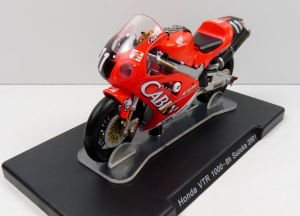 Motocicleta Honda VTR 1000-8h Suzuka 2001 - 1/18 Altaya