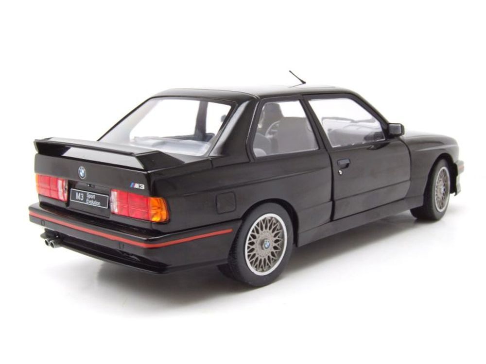 BMW E30 M3 Sport Evo 1990 negru - 1/18 Solido