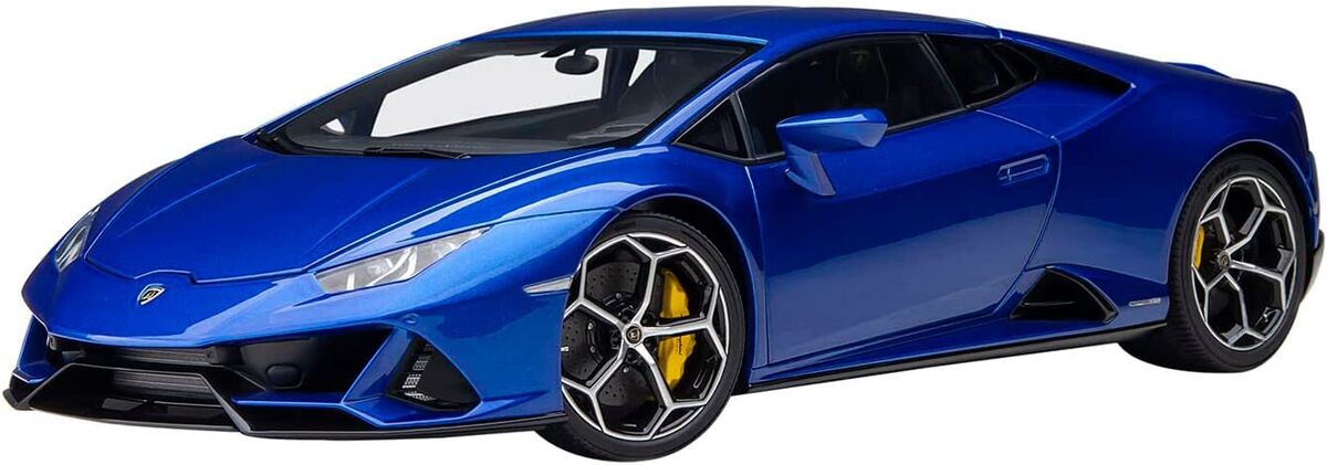 Lamborghini Huracan EVO 2019 blue nethuns - 1/18 Autoart