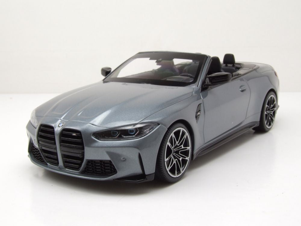 BMW M4 Cabrio 2021 gri 1/402pcs - 1/18 Minichamps