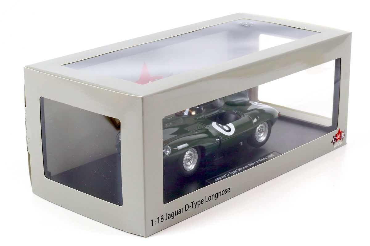 Jaguar d-type winner 24h Le Mans 1955 Hawthorn/Bueb - 1/18 CMR