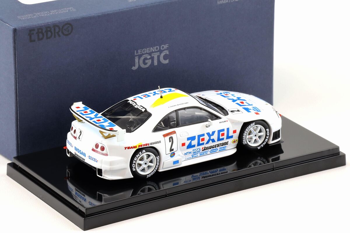 Nissan Skyline R33 Zexel JGTC 1998 cu vitrina plexiglass - 1/43 Ebbro