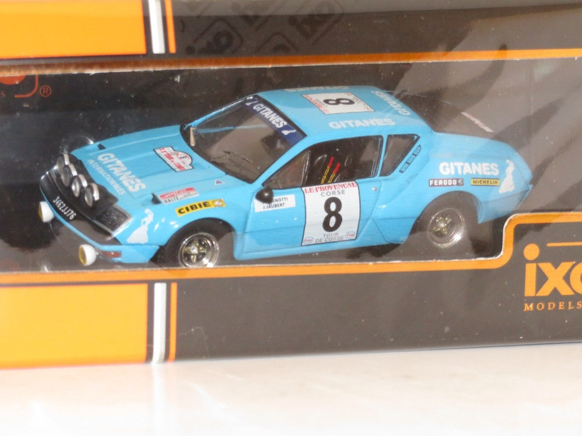 Alpine A310 #8 J.Ragnotti - J.Jaubert Tour de Corse 1976 cu vitrina plexiglass - 1/43 Ixo Models