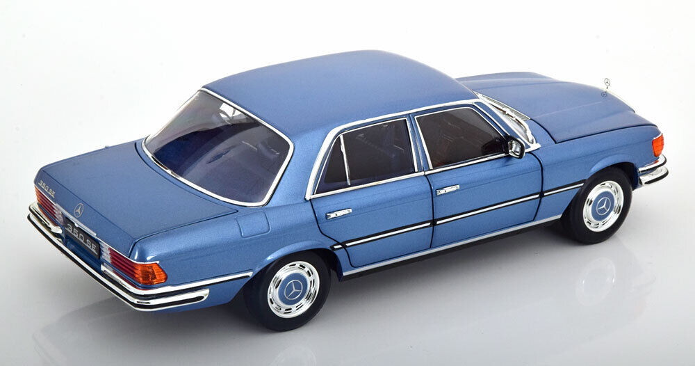 Mercedes-Benz 350 SE 1973 albastru 500pcs - 1/18 Norev