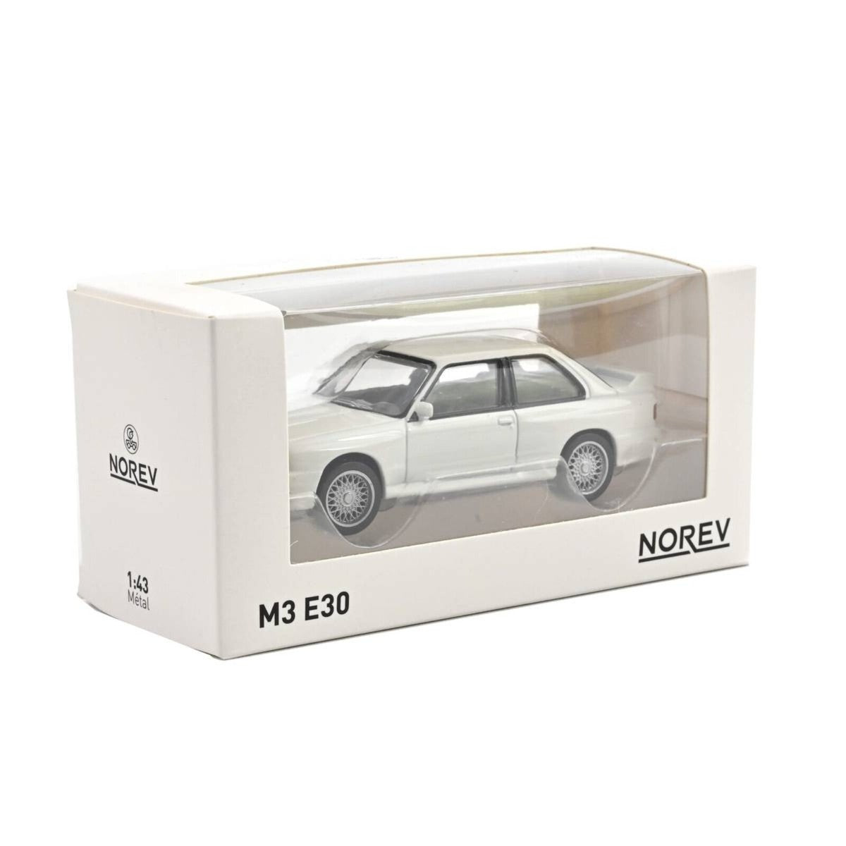 BMW M3 E30 alb - 1/43 Norev