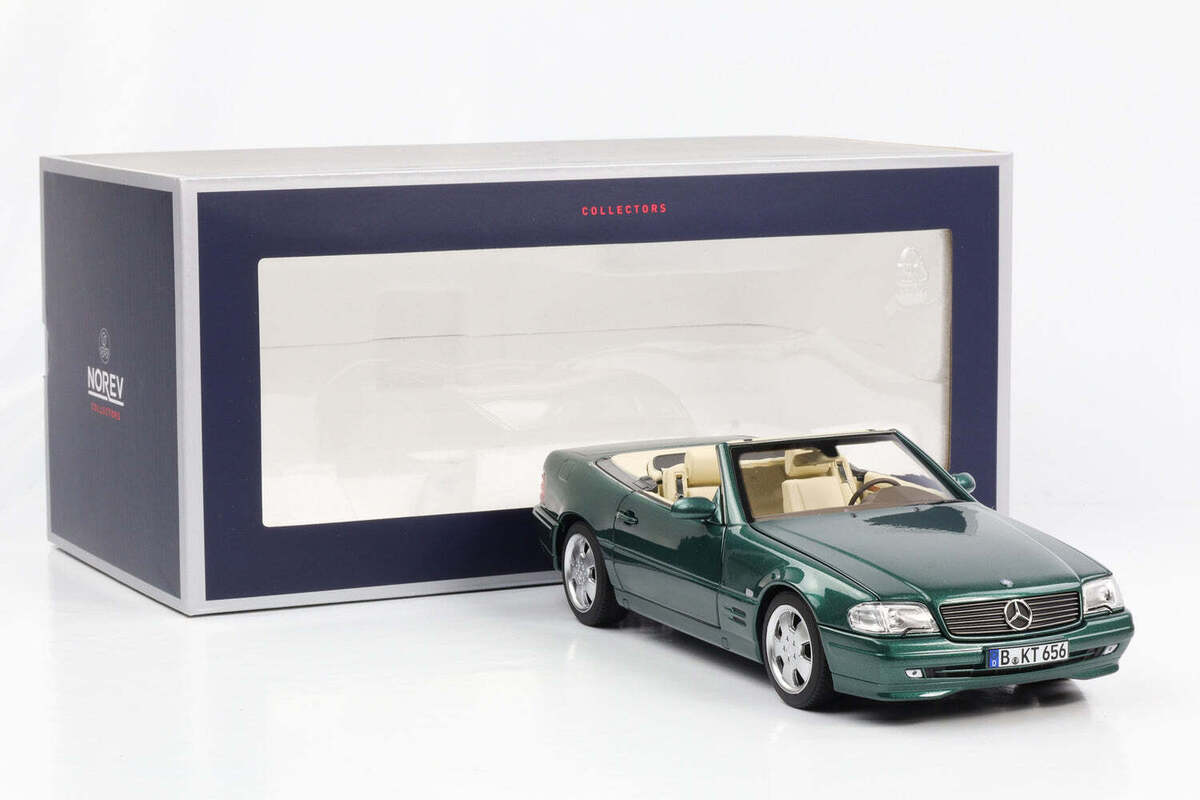 Mercedes-Benz SL500 1999 verde - 1/18 Norev
