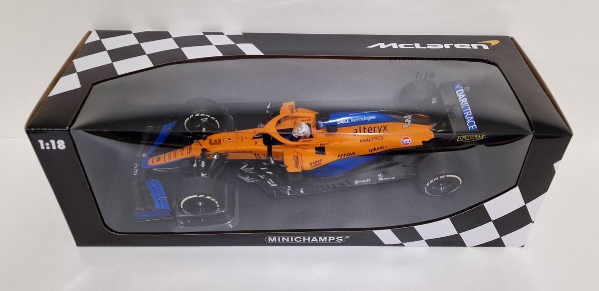 Formula 1 McLaren MCL35 D. Ricciardo Winner Italian GP 2021 - 1/18 Minichamps
