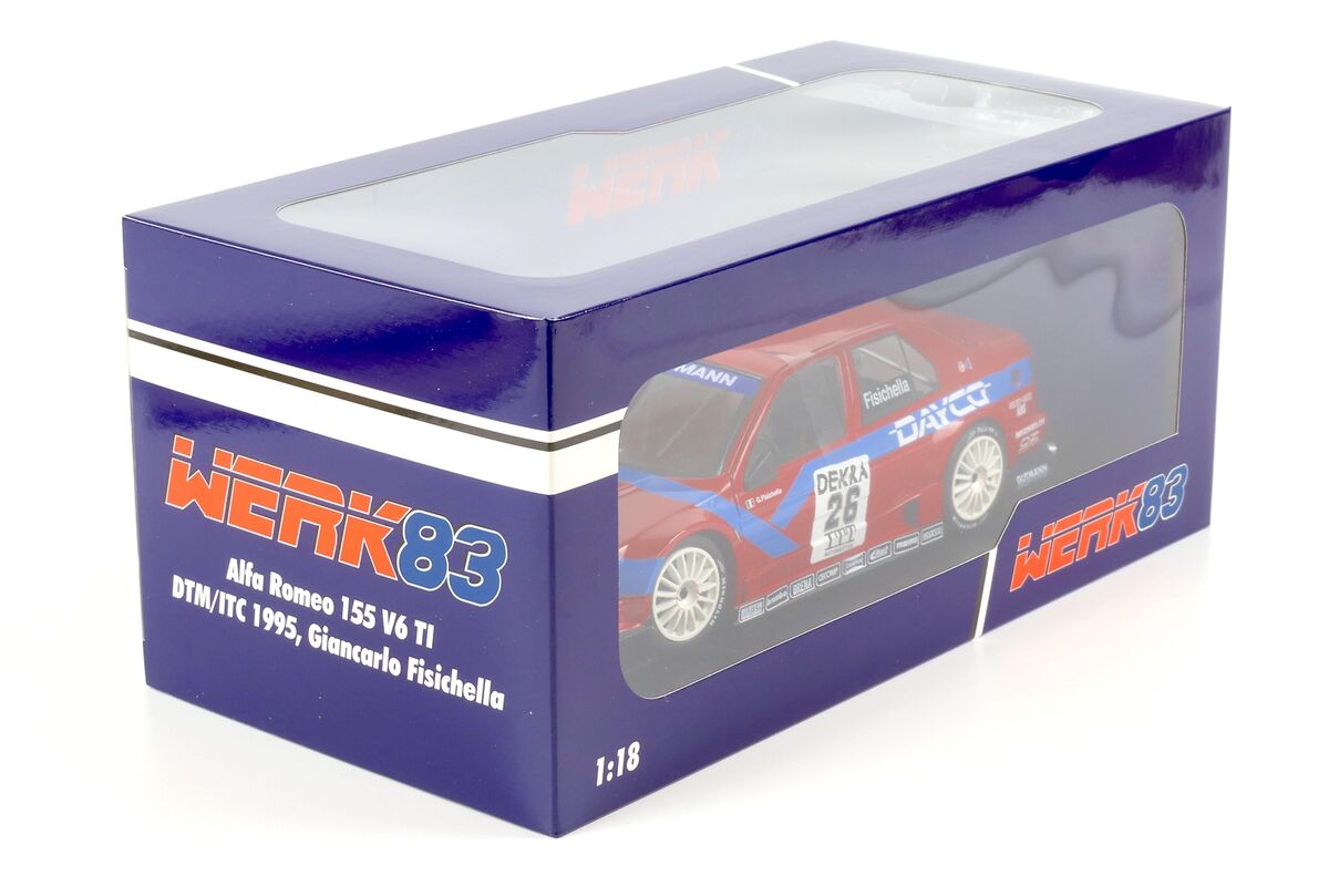 Alfa Romeo 155 DTM #26 G. Fisichella - 1/18 Werk83