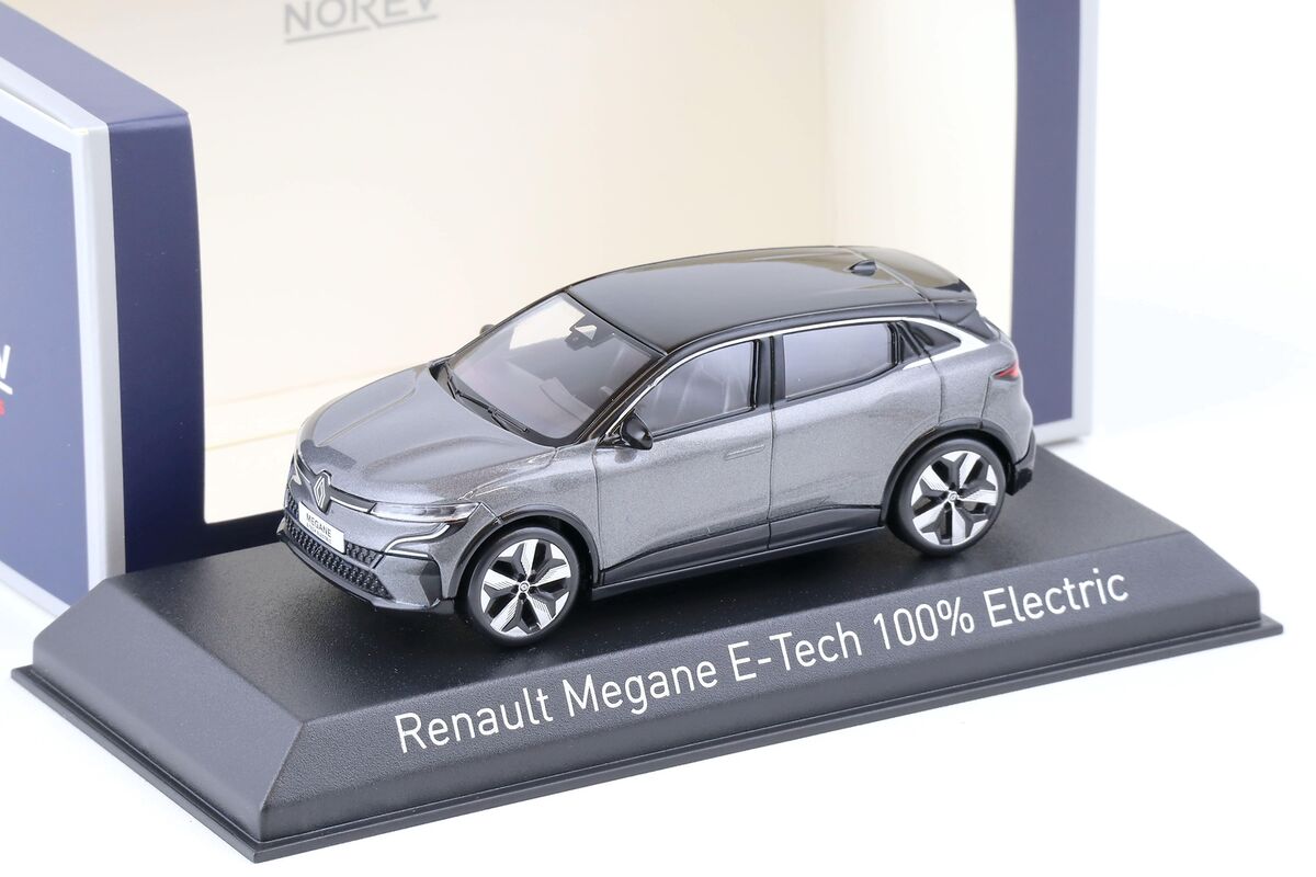 Renault Megane E-Tech 100% Electric cu vitrina plexiglass - 1/43 Norev