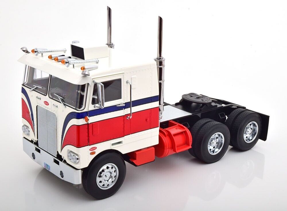 Cap Tractor Peterbilt 352 Pacemaker SZM 1977-1979 alb/rosu/albastru - 1/18 Road Kings