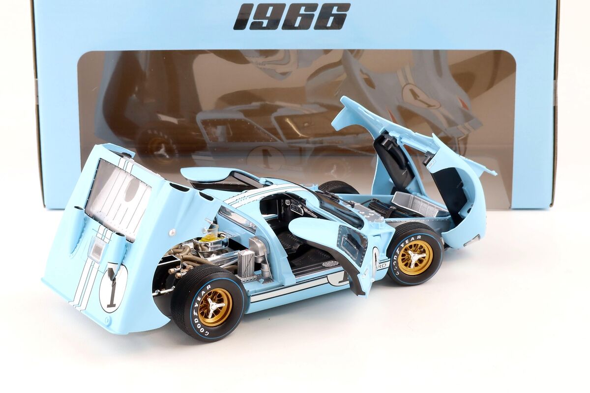 Ford GT-40 MK II 1966 #1 bleu - 1/18 Shelby Collectibles