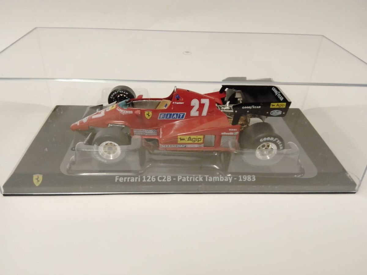 Formula 1 Ferrari 126 C2B - Patrick Tambay 1983 cu vitrina plexiglass - 1/24 Altaya