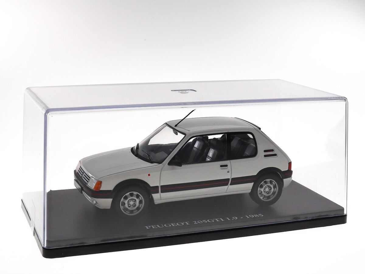 Peugeot 205 GTI 1.9 1985 cu vitrina plexiglass - 1/24 Ixo