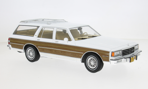 Chevrolet Caprice Estate Wagon 1985 alb - 1/18 Model Car Group