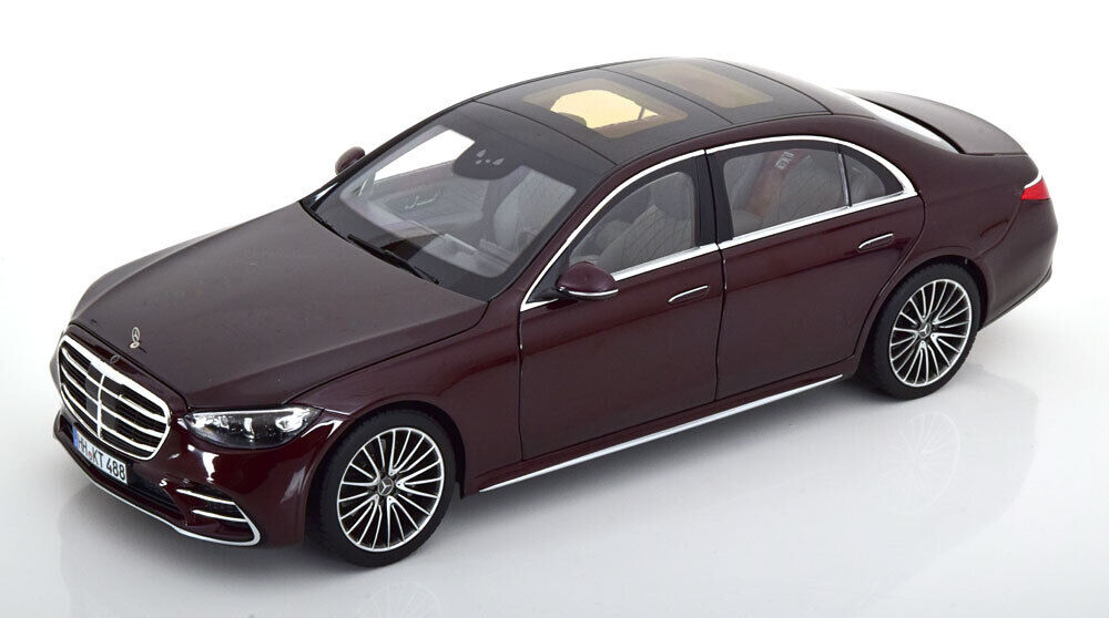 Mercedes-Benz S-Class AMG-Line 2021 red metallic - 1/18 Norev
