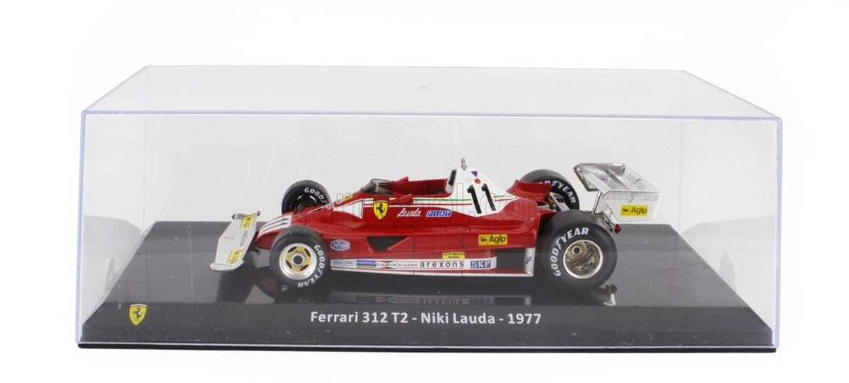 Formula 1 Ferrari 312 T2 - Niki Lauda 1977 #11 cu vitrina plexiglass - 1/24 Premium Collectibles