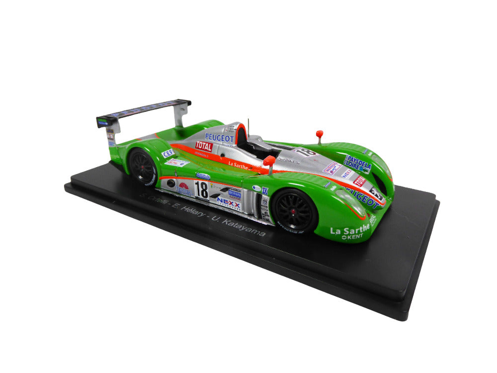 Peugeot C60 COURAGE- Le Mans 2002 cu vitrina plexiglass - 1/43 Spark