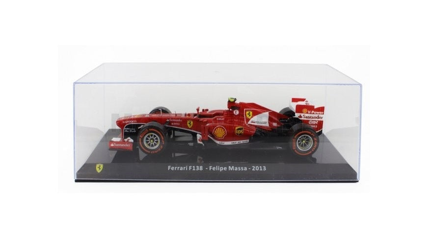Formula 1 Ferrari F138 - Felipe Massa 2013 #4 cu vitrina plexiglass - 1/24 Premium Collectibles