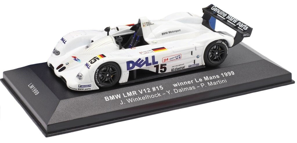 BMW Lmr V12 #15 Winner Le Mans 1999 cu vitrina plexiglass - 1/43 Ixo Models