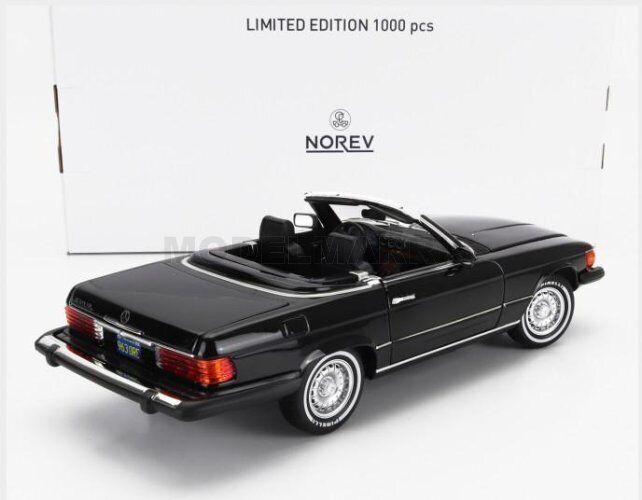 Mercedes-Benz 450 SL 1979 US-Version Black 1000pcs - 1/18 Norev