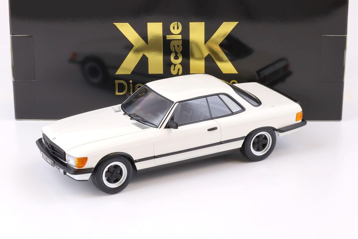 Mercedes 500 SLC 6.0 AMG 1985 alb - 1/18 KK-Scale