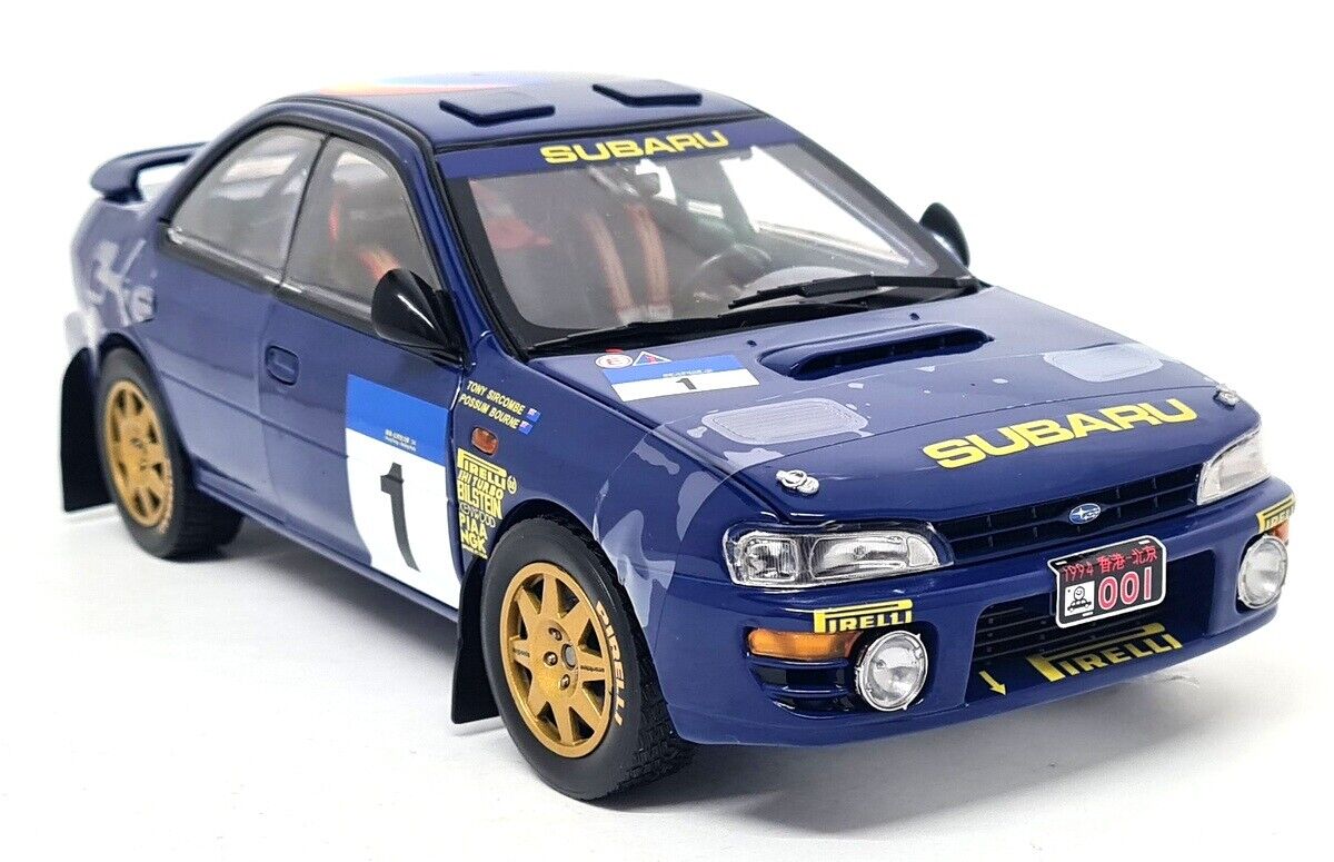 Subaru Impreza 555 #1 P.Bourne/T.Sircombe Winner 555 Hong Kong Beijing Rally 1994 399pcs - 1/18 SunStar