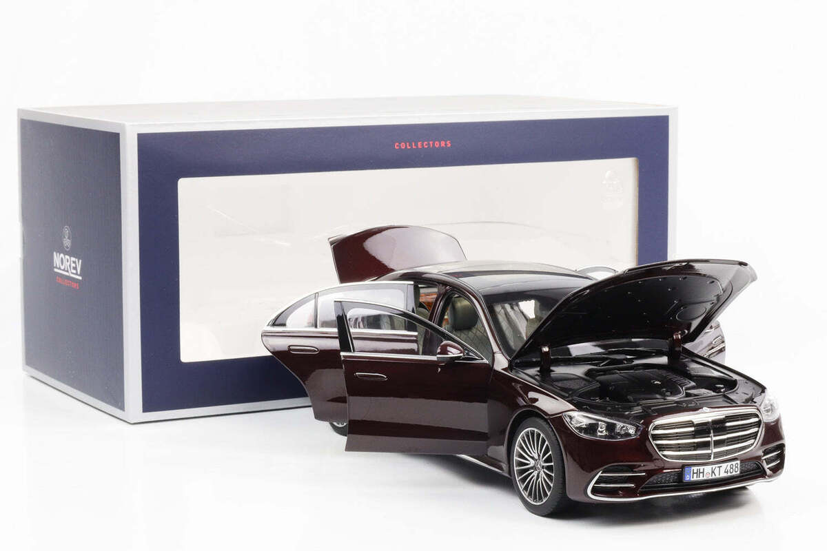 Mercedes-Benz S-Class AMG-Line 2021 red metallic - 1/18 Norev