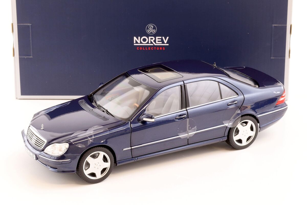 Mercedes-Benz S55 AMG 2000 bleumarin - 1/18 Norev