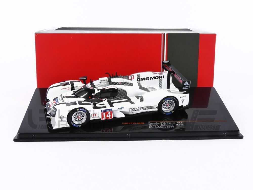 Porsche 919 Hybrid #14 24h LeMans 2014 cu vitrina plexiglass - 1/43 IxoModels