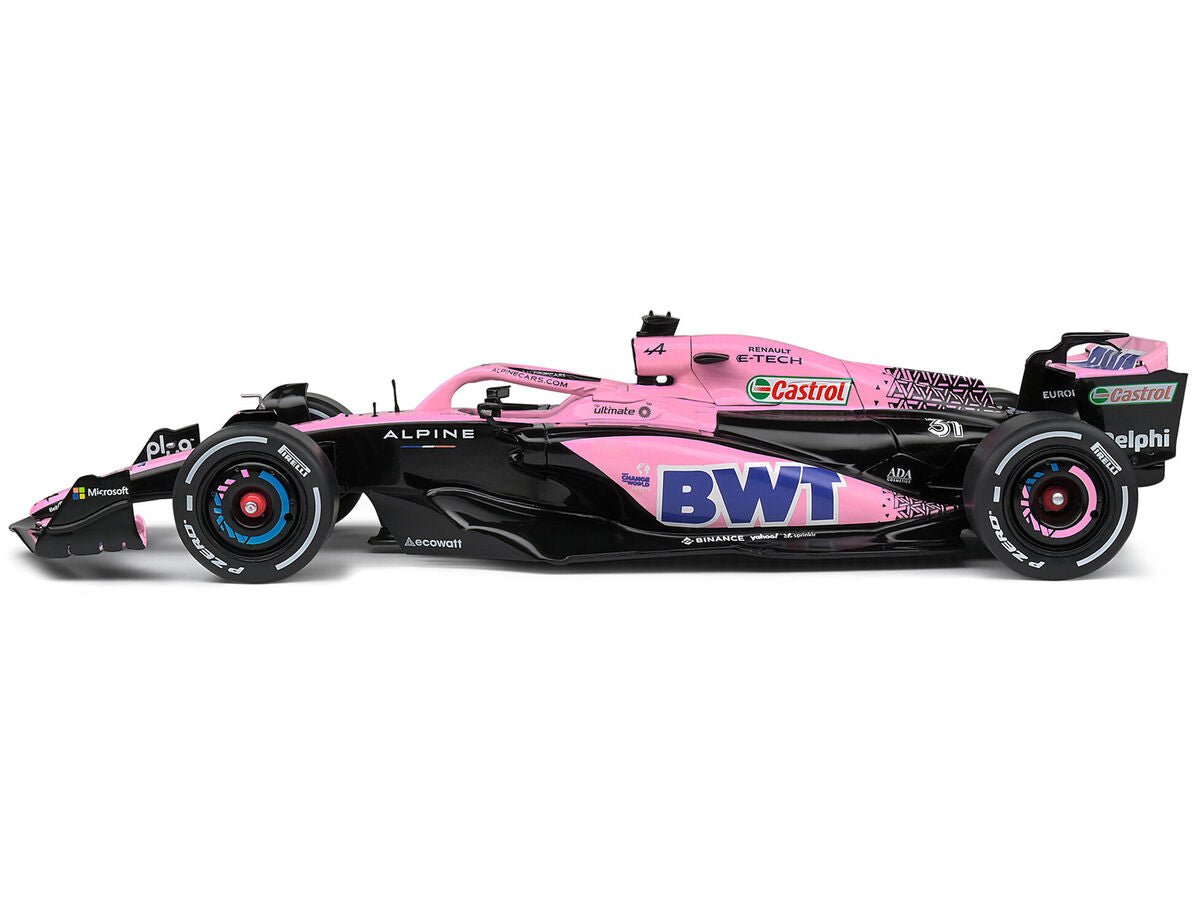 Formula 1 Alpine A523 Presentation Version pink edition - 1/18 Solido