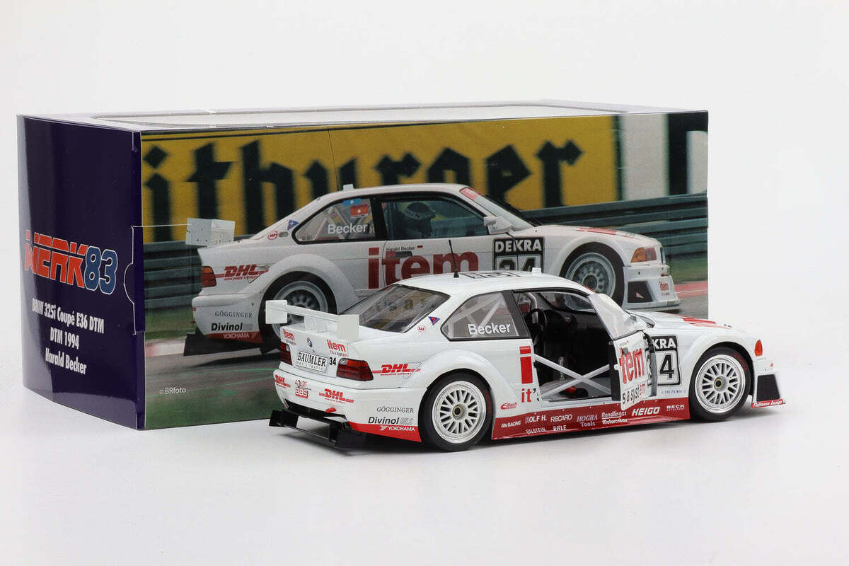 BMW 325i Coupe E36 DTM #34 DTM 1994 Harald Becker - 1/18 WERK83