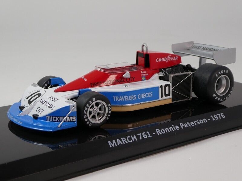 Voiture Collection Métal F1 Modèle Réduit F1 March 761 Ronnie Peterson 1976 - Échelle 1/24 - Miniature Métal Collection - OR083 Miniature Voiture Voiture Collection Métal F1 Modèle Réduit F1 March 761 Ronnie Peterson 1976 - Échelle 1/24 - Miniature Métal Collection - OR083 Miniature Voiture