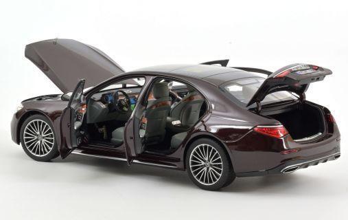 Mercedes-Benz S-Class AMG-Line 2021 red metallic - 1/18 Norev