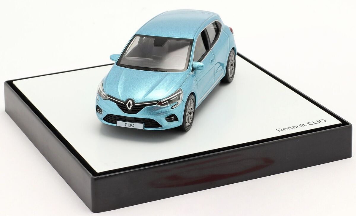 Renault Clio bleu cu vitrina plexiglass - 1/43 Norev