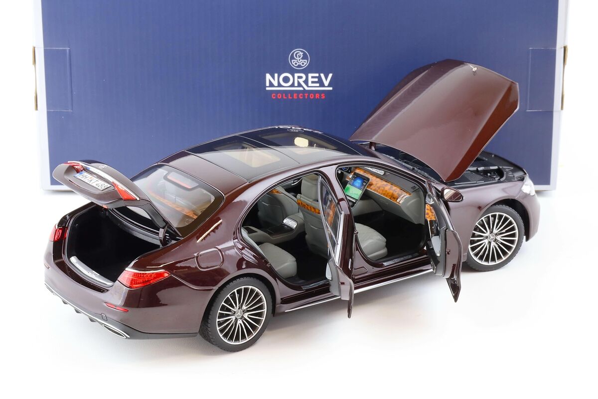 Mercedes-Benz S-Class AMG-Line 2021 red metallic - 1/18 Norev