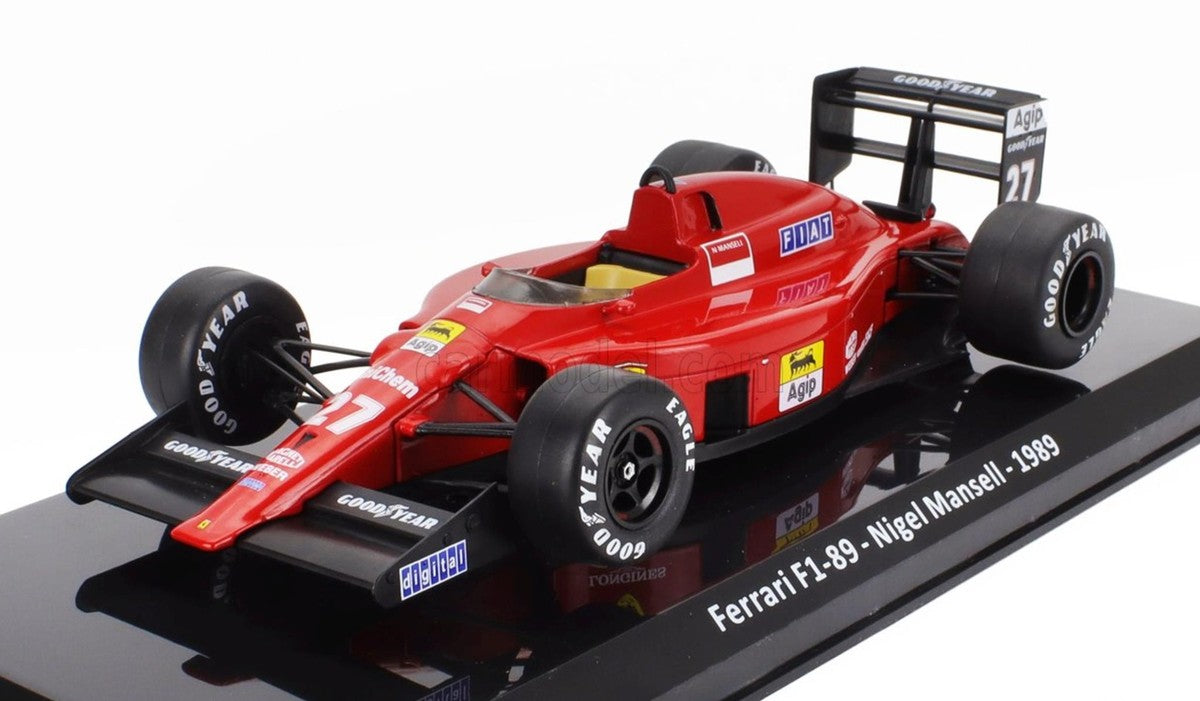 Formula 1 Ferrari F1-89 Nigel Mansell 1989 #27 cu vitrina plexiglass - 1/24 Premium Collectibles