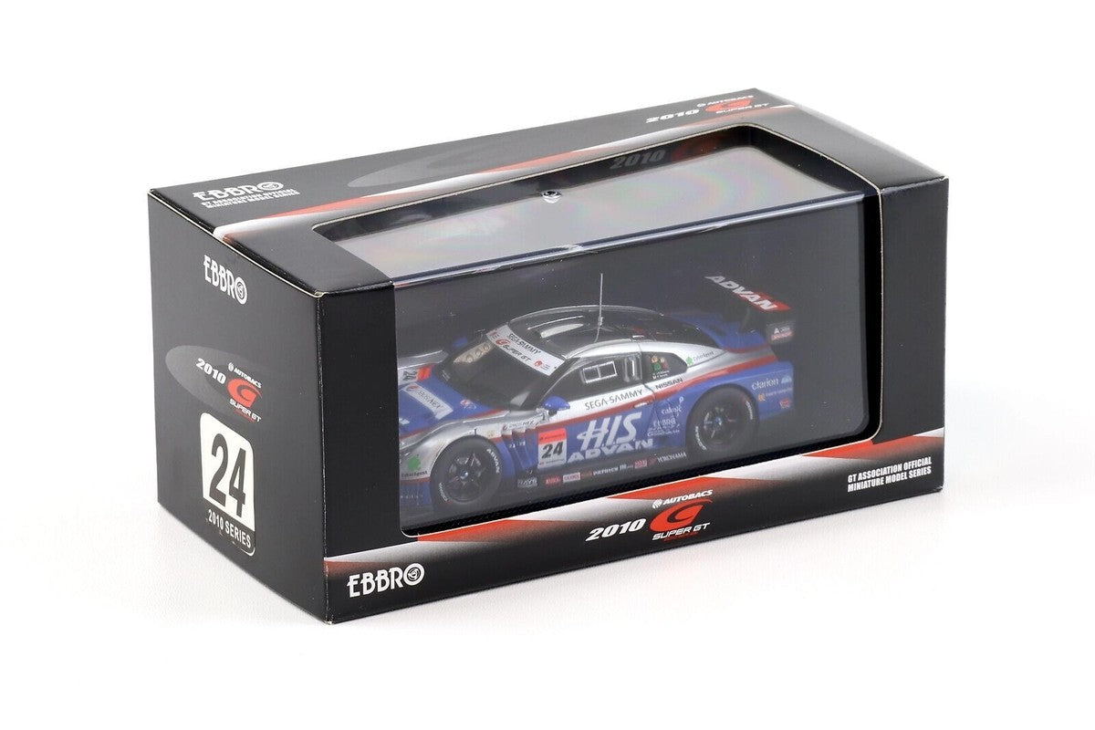 Nissan Skyline His Advan Kondo GT-R SGT500 2010 Rd.4 Sepang #24 cu vitrina plexiglass - 1/43 Ebbro