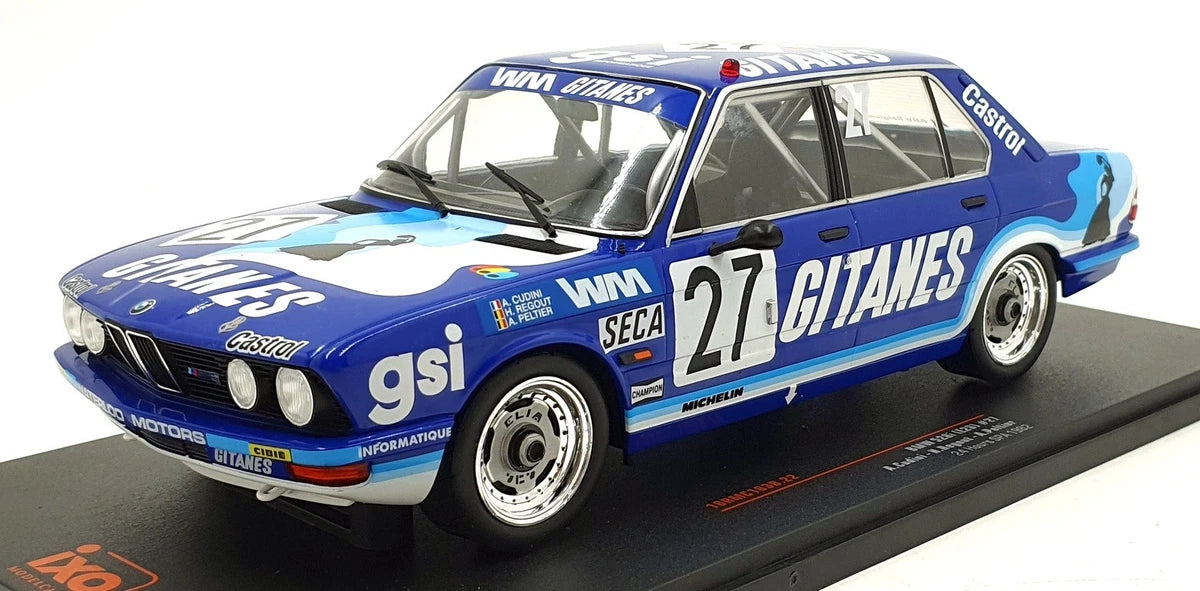 BMW 528i E28 #27 24H Spa 1982 - 1/18 Ixo Models